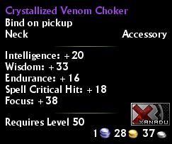 Crystallized Venom Choker