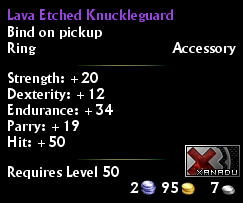 Lava Etched Knuckleguard
