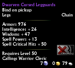 Dwarven Cursed Legguards
