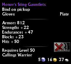 Honor's Sting Gauntlets