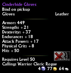 Cinderhide Gloves
