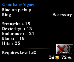 Giantbane Signet