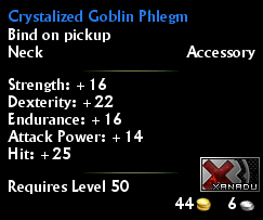 Crystalized Goblin Phlegm
