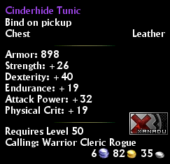 Cinderhide Tunic
