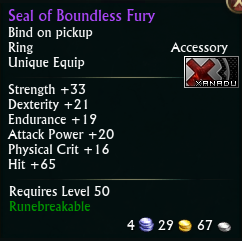 Seal of Boundless Fury