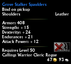 Grove Stalker Spaulders