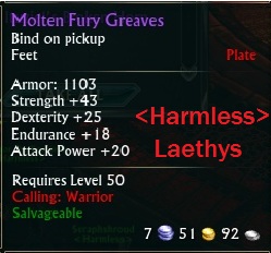 Molten Fury Greaves