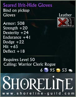 Seared Ifrit-Hide Gloves