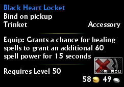 Black Heart Locket