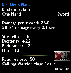 Blackleg's Blade