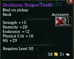 Deciduous Dragon Tooth