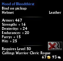 Hood of Bloodfirst