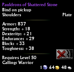 Pauldrons of Shattered Stone