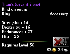 Titan's Servant Signet