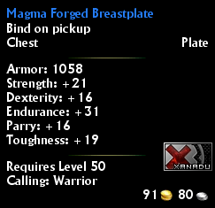 Magma Forged Breastplate