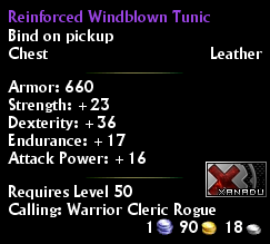 Reinforced Windblown Tunic