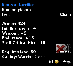 Boots of Sacrifice