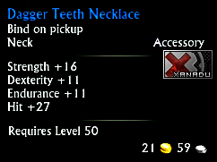 Dagger Teeth Necklace