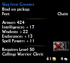 Slag Iron Greaves