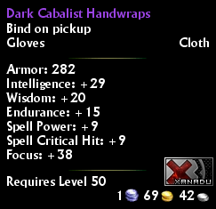 Dark Cabalist Handwraps