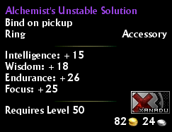 Alchemist Unstable Solution