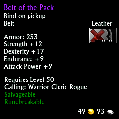 Belt of the Pack
