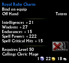 Royal Ruby Charm
