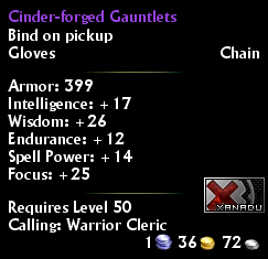 Cinder-forged Gauntlets