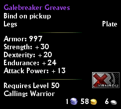 Galebreaker Greaves