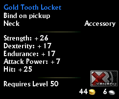 Gold Tooth Locket