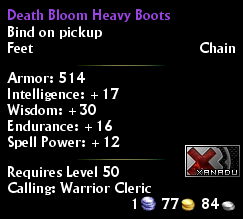 Death Bloom Heavy Boots
