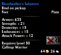 Bloodwalker's Sabatons