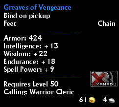 Greaves of Vengeance