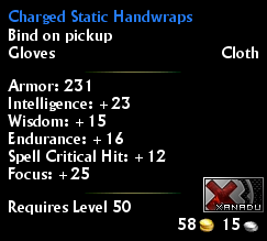 Charged Static Handwraps
