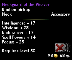 Neckguard of the Weaver