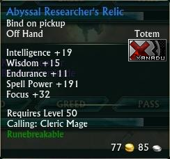 Abyssal Researcher's Relic