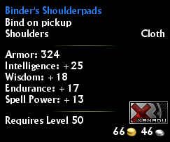 Binder's Shoulderpads