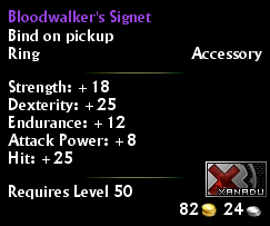 Bloodwalker's Signet