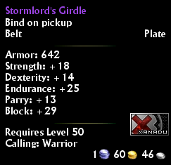 Stormlord's Girdle