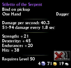 Stiletto of the Serpent