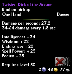 Twisted Dirk of the Arcane