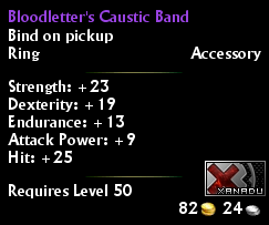 Bloodletter's Caustic Band