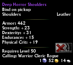 Deep Horror Shoulders