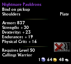 Nightmare Pauldrons