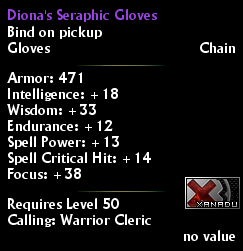 Diona's Serphic Gloves