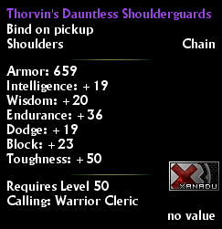 Thorvin's Dauntless Shoulderguards