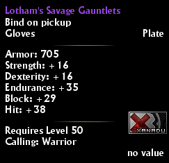 Lotham's Savage Gauntlets