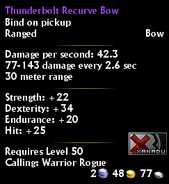 Thunderbolt Recurve Bow