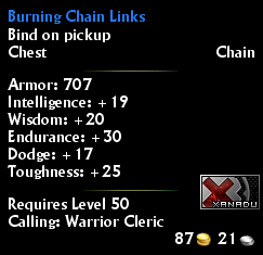 Burning Chain Links