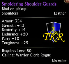 Smoldering Shoulder Guards